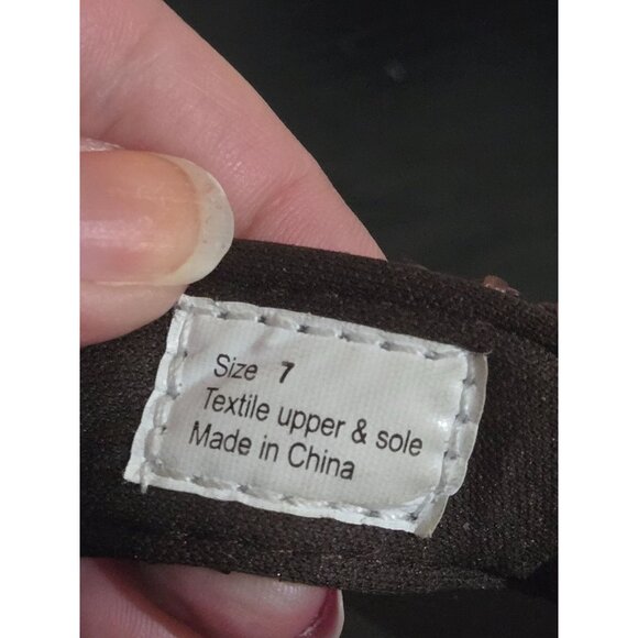 Volatile Brown Woven Wedge Sandals - Picture 7 of 11